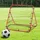 Homcom Fußball Rebounder mit verstellbaren Winkeln rot