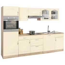 WIHO KÜCHEN Küchenzeile »Linz«, ohne E-Geräte, Breite 280 cm gelb
