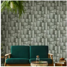 Marburg Vliestapete Modern Cubes 10 m x 0,64 m Grün 34193