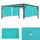 MCW Ersatzbezug für Dach Pergola Pavillon Beja 1 Stück 2,72 x 5,96 m Türkis