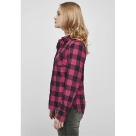 URBAN CLASSICS Turnup Checked Flanell Shirt Wildviolet/Black XXL
