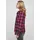 URBAN CLASSICS Turnup Checked Flanell Shirt Wildviolet/Black XXL