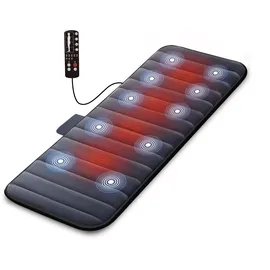 COMFIER Massagematte Wellness Massage Ganzkörpermassage, 10 Motoren, 5 Modi Geschenk