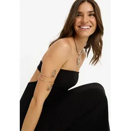 lscn by lascana Bandeaukleid Maxi Schwarz 46