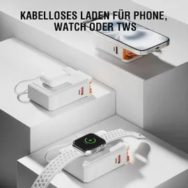 4smarts 6in1 Hybrid Charger Kabellose Powerbank 10.000 mAh USB-C