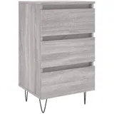vidaXL Nachttisch Grau Sonoma 40x35x69 cm Holzwerkstoff Modell 2