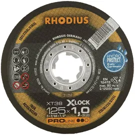 RHODIUS XT38 X-LOCK Trennscheibe 125 mm 25 Stück
