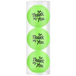 Golfball Geschenkset THANK YOU 3er lime