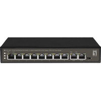 Levelone Switch FGP-1031 2xGE 8xPoE sw 10 Ports, Netzwerk