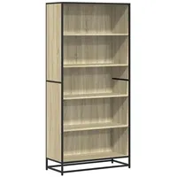 VidaXL Bücherregal Sonoma-Eiche 80,5x35x170,5 cm Holzwerkstoff