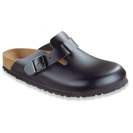 Birkenstock Boston Naturleder schmal schwarz 45