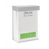 Indisplay Prospektbox, Flyerbox DIN A4 XL »Shieldbox«