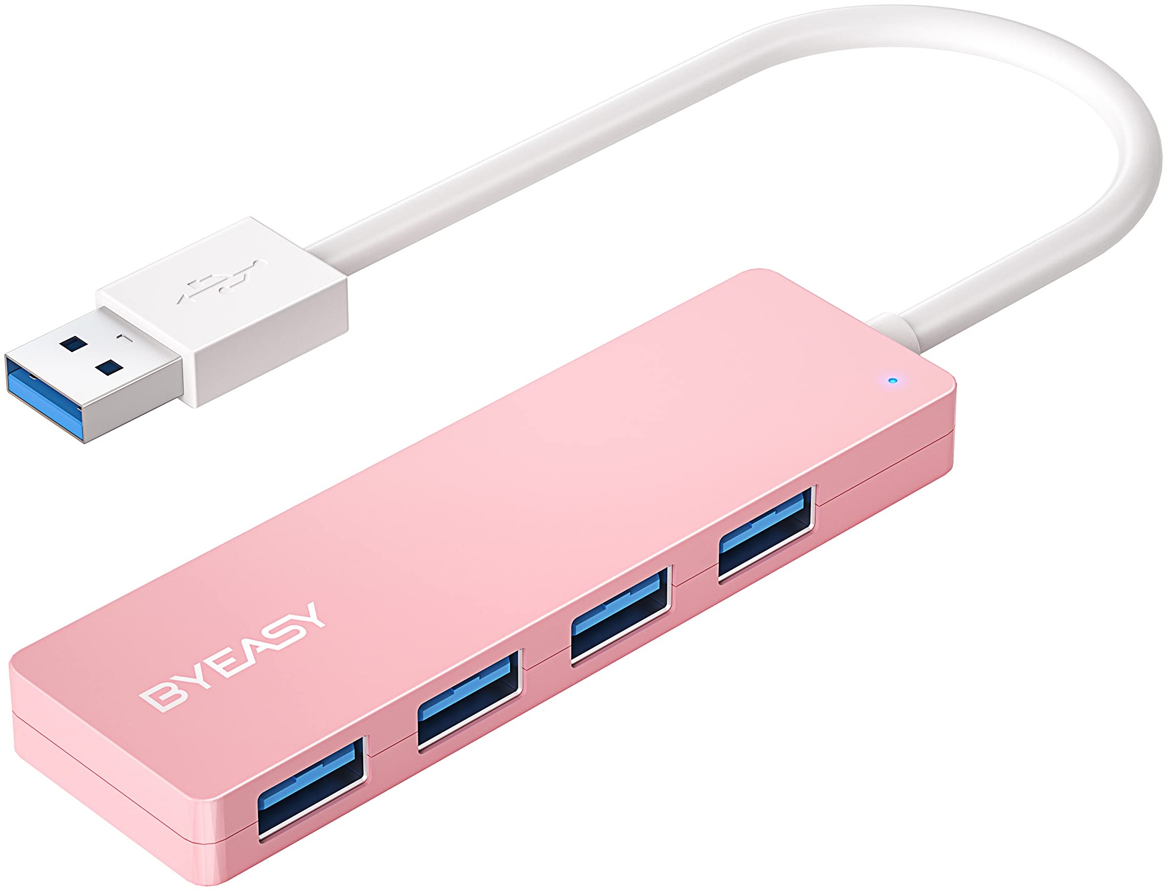 BYEASY USB Hub, 4 Port USB 3.1 Hub Typ A Ultra Slim Extra Leicht Portable Data Hub, Datenhub für iMac Pro, MacBook Air, Mac Mini/Pro, Surface Pro, Notebook PC, Laptop, USB Flash Drives, Mobile HDD