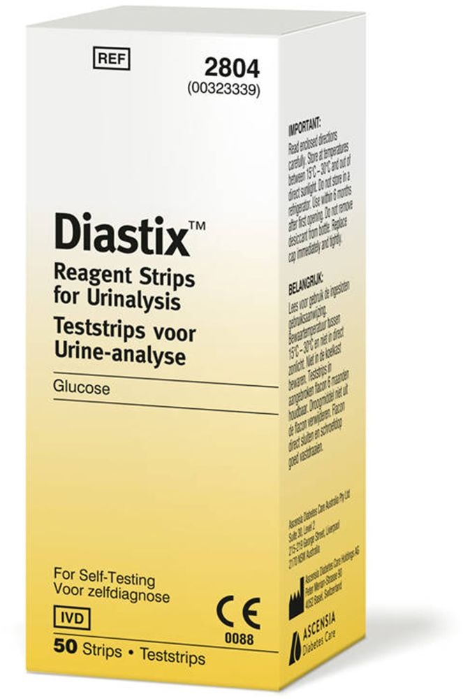 AscensiaTM Diastix Bandelettes réactives 50 pc(s) bande(s) de test