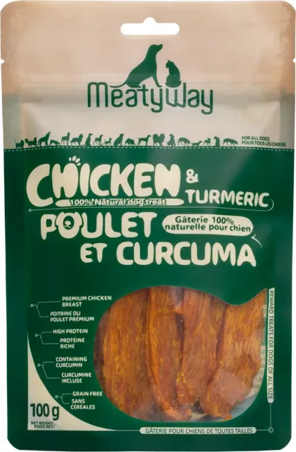 MeatyWay Hähnchen mit Kurkuma Tender 100 g