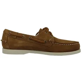 Sebago Herren Segel-/Bootsschuhe Halbschuhe Portland Flesh Out 7111PTW Braun - Braun