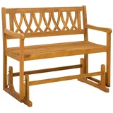 vidaXL Garten Schaukeltbank 110 x 59 x 97 cm Braun