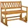 vidaXL Garten Schaukeltbank 110 x 59 x 97 cm Braun