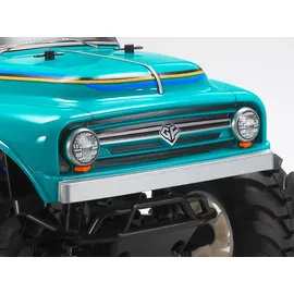 TAMIYA RC-Auto Squash Van 4WD 2CH Bausatz grün, weiß (58725)