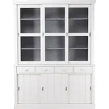 Woood Buffetschrank Lagos aus Kiefernholz, weiß