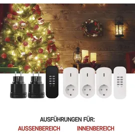 EMOS Schuko-Steckdose 2 St. Schwarz