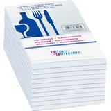 KÖNIG & EBHARDT Notizblock Gastronomie 50 Blatt Weiß 10 St.
