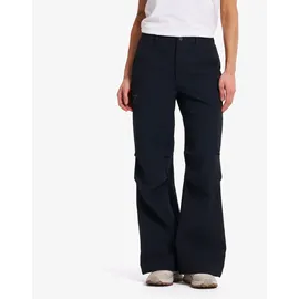 Mandala Damen Wide Leg Hose (Größe S, schwarz)