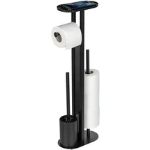 Wenko WC-Bürstengarnitur Orea Schwarz