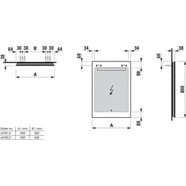 Laufen Leelo Spiegel H4476229501441,