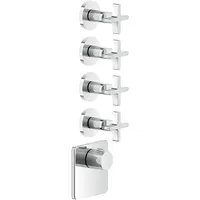 GESSI Inciso Hochleistungs-Thermostat mit 4 separaten Wegen - chrom