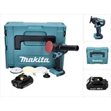 Makita DPV 300 A1J Akku Schleifer Polierer 18 V 50 / 80 mm Brushless + 1x Akku 2,0 Ah + Makpac - ohne Ladegerät