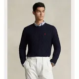 Polo Ralph Lauren für Herren. 710775885001 Geflochtener Baumwoll-Strickpullover (XL), Lässig, Baumwolle, Langarm, Marine