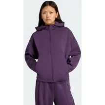 adidas Z.N.E. Damen Kapuzensweat Zip, AURPLU, S