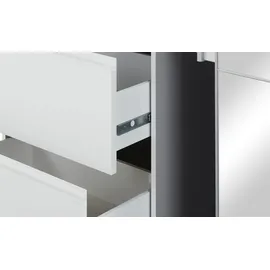 Forte Schwebetürenschrank Winn 2 170 x 200 x 61 cm weiß