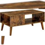 VASAGLE rund vintage braun 80 x 45 cm