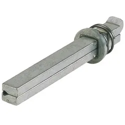Hoppe VK Profilstift FEI-Spindel 4-KT.10x80mm Fe verz.geteilt