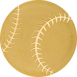 Goldmünze Baseball