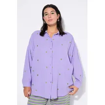 Studio Untold Hemdbluse oversized lila 54/56