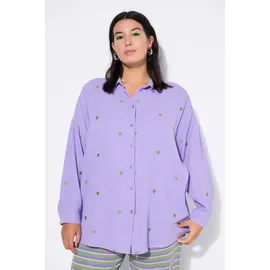 Studio Untold Hemdbluse oversized lila 54/56