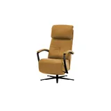 Hukla Relaxsessel Pierre Leder 75 x 117 x 87 cm Gelb elektrisch