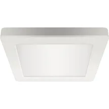 Licht-Erlebnisse LED Deckenleuchte 16,4 cm breit Weiß eckig 4500 K neutralweiß 1200 lm - Weiß