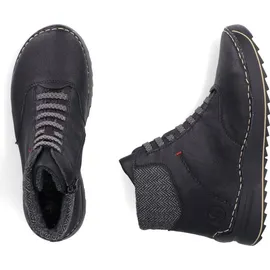 Rieker 51553-00 Schlupfstiefel Synthetik Damen in schwarz - Gr. 40