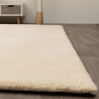 Steffensmeier Berber Teppich FES | Wolle (Schurwolle), Uni, Größe: 200x300 cm, Original aus Marokko, Teppich für Wohnzimmer, Schlafzimmer