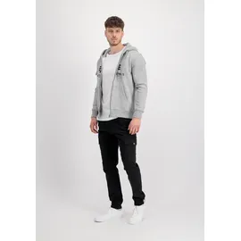 Alpha Industries Basic Reißverschlusspullover Grey Heather S