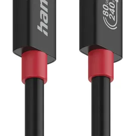 Hama USB-C 1,0 m Schwarz
