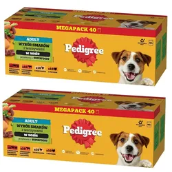80x100 g PEDIGREE Adult mix Geschmacks