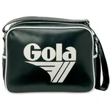 GOLA Redford CUB901 Unisex - Erwachsene Henkeltaschen, Schwarz (Black/White), 36x27x12 cm (B x H x T)