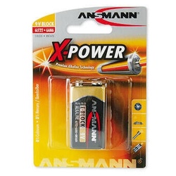 Ansmann 9V-Block Alkaline-Einmalbatterie