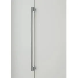 Wiemann Drehtürenschrank WIEMANN "Monaco, Kleiderschrank, Schrank, Wäscheschrank, mit edler Glasfront", grau (kieselgrau, dekor, glas weiß), B:295,2cm H:216cm T:58cm, Floatglas, Holzwerkstoff, Schränke, Drehtürenschrank, hochwertigen Beschläge inkl.