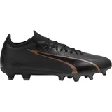 Puma Ultra Match FG/AG Soccer Shoe, Black Copper Rose, 43 EU